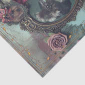 Parfüm Flapper Girl Art Deco Seidenpapier (Ausschnitt)