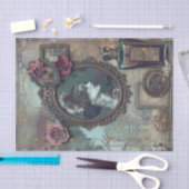 Parfüm Flapper Girl Art Deco Seidenpapier (Handwerk)