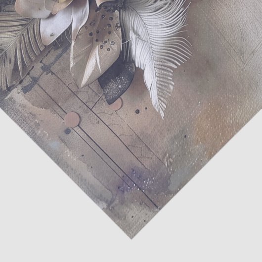 Parfüm Flapper Girl Art Deco Seidenpapier (Detail)