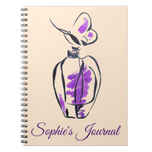 Parfüm Flasche Fashion Girl's Journal Notizblock