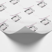 Parfum Flasche mit Eiffelturm und Seife Geschenkpapier (Ecke)