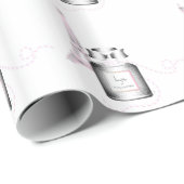 Parfum Flasche mit Eiffelturm und Seife Geschenkpapier (Rolleneckpunkt)