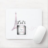 Parfum Flasche mit Eiffelturm und Seil Mousepad (Mit Mouse)