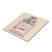 Parfüm Flasche Mode Aquarell Illustration Fliese (Seite)