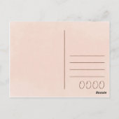 Parfüm Flasche Postkarte (Rückseite)