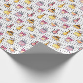 Parfum Flaschen-Muster Geschenkpapier (Ecke)