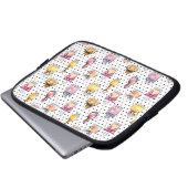 Parfum Flaschen-Muster Laptopschutzhülle (Vorne Knopf)