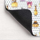 Parfum Flaschen-Muster Mousepad (Ecke)