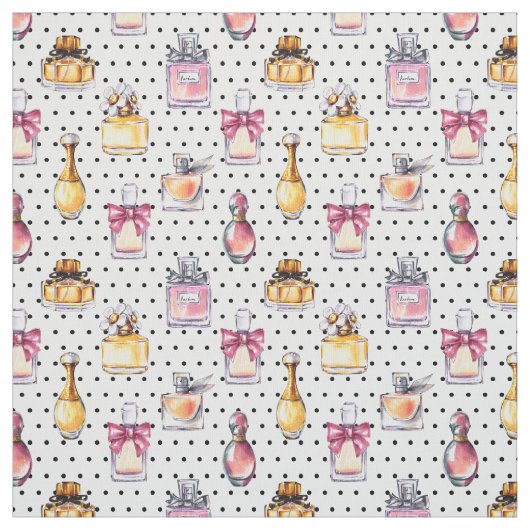 Parfum Flaschen-Muster Stoff (Muster)