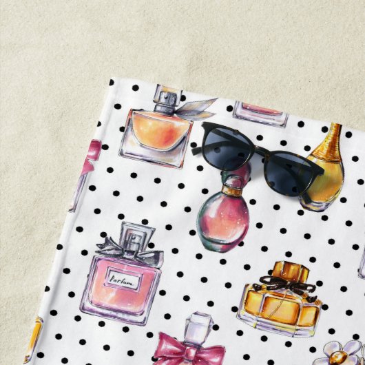 Parfum Flaschen-Muster Strandtuch (Beispiel)
