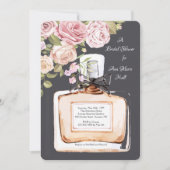 Parfüm-Flaschendusche Einladung (Vorderseite)