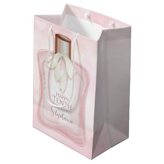 Parfüm Glam Party Mittlere Geschenktüte (Rückseite Schrägansicht)