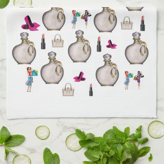 Parfüm Kitchen Handtuch (Gefaltet)