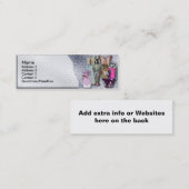 Parfüm-kosmetisches Speicher-Geschäfts-dünne Mini Visitenkarte (Vorne/Hinten)