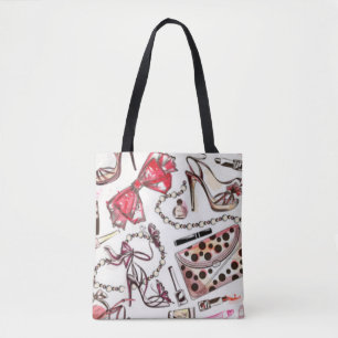 Parfüm Lippenstift Brieftasche Schuh Halskette Kos Tasche