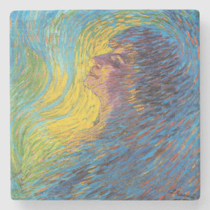 Parfüm (Portrait von Frauen) (von Luigi Russolo) Steinuntersetzer