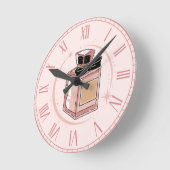 Parfüm Runde Wanduhr (Winkel)