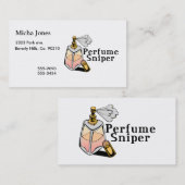Parfüm-Scharfschütze Visitenkarte (Vorne/Hinten)