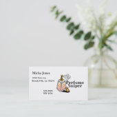 Parfüm-Scharfschütze Visitenkarte (Stehend Vorderseite)