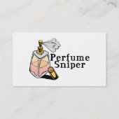 Parfüm-Scharfschütze Visitenkarte (Rückseite)