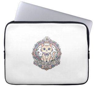 Parfüm Schönheit Katze Süße Katze T-Shirt Design - Laptopschutzhülle