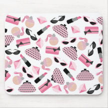 Parfüm schürzt Sonnenbrille u. Lippenstift