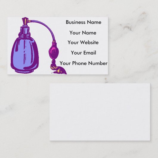Parfüm-Visitenkarten Visitenkarte (Vorne/Hinten)
