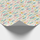 Parfüme sind die Gefühl von Blume Geschenkpapier (Ecke)