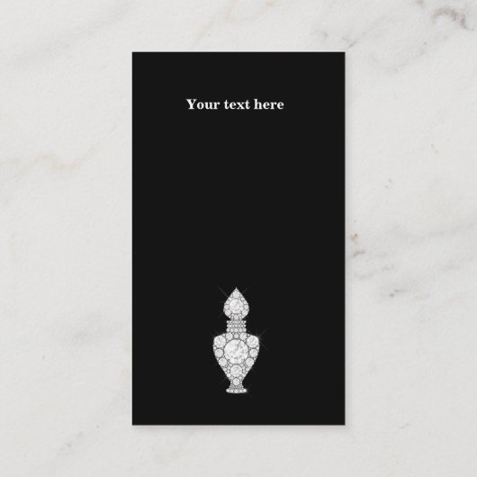 Parfümerflasche Visitenkarte (Rückseite)