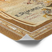 Parfumerie Britannia Vintage Ad - Print Poster (Ecke)