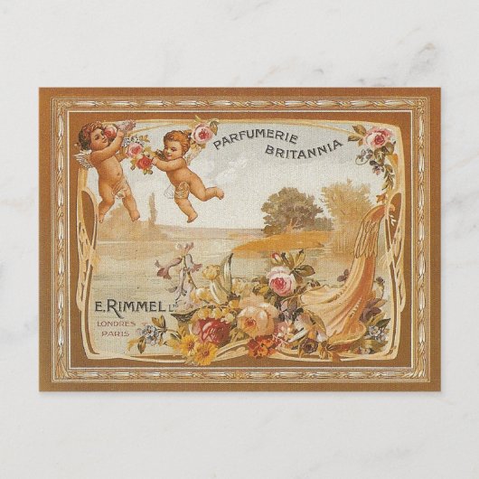 Parfumerie Britannia Vintage Postkarte (Vorderseite)
