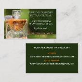 Parfümerie-Parfümerie Visitenkarte (Vorne/Hinten)