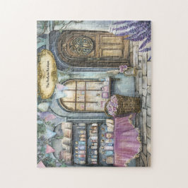 Parfumerie Shopfront Vintage Bottles & Floral Puzzle