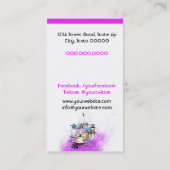 Parfümersatz Visitenkarte (Rückseite)