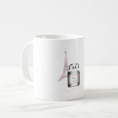 Parfumflasche mit Eiffelturm und Rope Baby Kaffeetasse (Vorderseite Links)