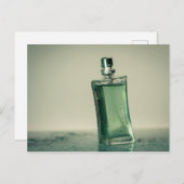 Parfümflasche Postkarte (Vorne/Hinten)