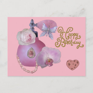 Parfümflasche Postkarte