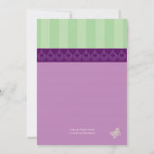 Parfümflaschen Bridal Dusche Einladung (Rückseite)