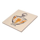 Parfümflaschen-Mode-Wasserfarbeillustration Fliese (Seite)