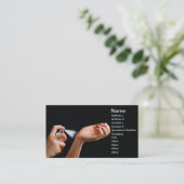 Parfümprüfung Visitenkarte (Stehend Vorderseite)