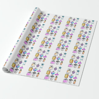 Parfüms Art Geschenkpapier