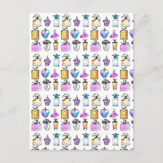 Parfüms Art Postkarte (Vorderseite)