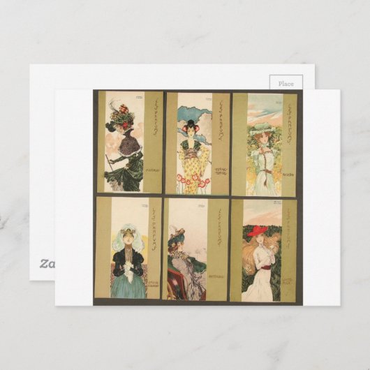 Parfums von Raphael Kirchner Postkarte (Vorne/Hinten)