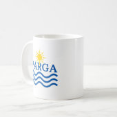 PARGA Griechenland, Sun Waves Kaffeetasse (Vorderseite Links)