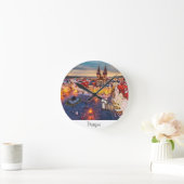 Pargue Runde Wanduhr (Zuhause)