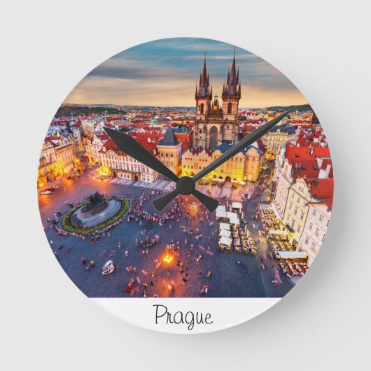 Pargue Runde Wanduhr (Vorderseite)