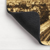 Pari Skyline mit Notre Dame-Wasserspeier Mousepad (Ecke)