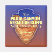 Paria Canyon - Vermilion Cliffs (Pfeilspitzen) Magnet (Vorne)