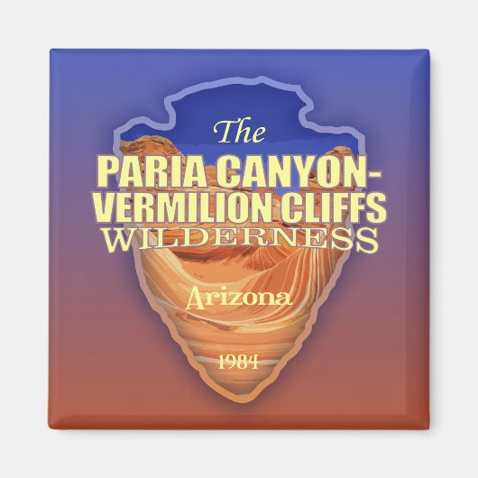 Paria Canyon - Vermilion Cliffs (Pfeilspitzen) Magnet (Vorne)