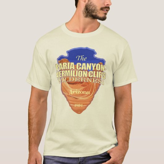 Paria Canyon - Vermilion Cliffs (Pfeilspitzen) T-Shirt (Vorderseite)